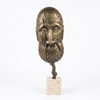 Bronze Yüz Heykel Biblo