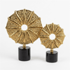 Gold Metal Dekoratif Biblo Seti
