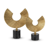Gold Metal Dekoratif Biblo Seti