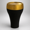 Siyah Gold Fiber Saksı