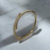 Taşlı Gold Kelepçe