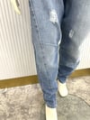 Beli Lastikli Kot Pantolon