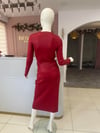 Deri Görünümlü Triko Etek Takım
