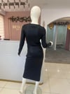 Deri Görünümlü Triko Etek Takım