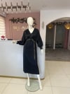 Kemerli Saten Elbise