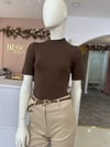 Yarım Balıkçı Kısa Kol Triko