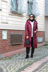 DIŞ GİYİMBordo Kapitone Mont