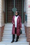 DIŞ GİYİMBordo Kapitone Mont