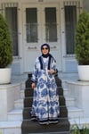 ELBİSEKatyela Desenli Viscon Elbise
