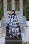 ELBİSEKatyela Desenli Viscon Elbise