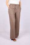 Pantolon%100 Keten Rahat Kesim Palazzo Pantolon