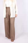 Pantolon%100 Keten Rahat Kesim Palazzo Pantolon