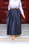 PantolonCepli Kemerli Siyah Etek