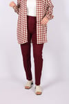 PantolonHavuç Kesim Cepli Bordo Pantolon
