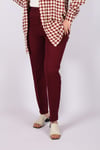 PantolonHavuç Kesim Cepli Bordo Pantolon