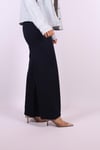 PANTOLONNervürlü Bol Paça Lacivert Pantolon