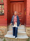 TAKIMFermuarlu Tensel Kot Kumaş Lacivert Takım