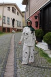 TAKIMKeten Görünümlü Natural Alt Üst Boncuk Detaylı Takım