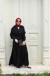 TAKIMMango Kumaşlı Etekli Siyah Takım