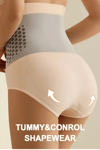 1 adet Kadınlar için Yüksek Bel Karın Kontrolü Şekillendirici Külot - Isı, Nefes Alabilen Naylon ve Spandex Karışımı ile Zayıflatan Vücut Şekillendirici, Elde Yıkanabilir - Kusursuz Bir Görünüm için Dikişsiz Tasarım