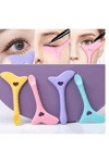 1 adet Silikon Eyeliner ve Maskara Kalkanı – Yeniden Kullanılabilir Çok Amaçlı Makyaj Yardımcısı | Kolay Göz Makyajı Uygulama Aracı