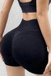 4'lü Kadın Popo Kaldırma Şekillendirici Şort Seti – Yüksek Bel, Karın Kontrolü, Yoga & Fitness Tayt Şortları