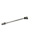 Metal Taharet Borusu – 37 cm Oynar Başlıklı Klozet Taharet Çubuğu | Dayanıklı Metal Gövde, Esnek Su Açısı Ayarı