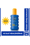 Nivea Sun SPF30 Güneş Koruyucu & Nemlendirici Vücut Spreyi – UVA & UVB Yüksek Koruma, 200 ml