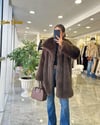 KABANModa MTUZNKRKŞLYK875Ara Boy Şal Yaka Kürk
