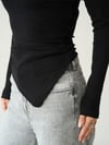 BLUZModa MTASMTRKYKBLZ3000Asimetrik Yaka Bluz