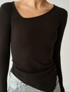 BLUZModa MTASMTRKYKBLZ3000Asimetrik Yaka Bluz
