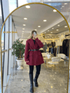 CEKETModa MTKMRDTYKŞCKT5000Bordo Kaşe Ceket 