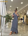 ELBİSEModa MTMXCZGLELBS160Çizgili Maxi Elbise 