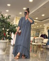 ELBİSEModa MTMXCZGLELBS160Çizgili Maxi Elbise 