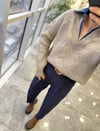 KAZAKModa MTDNMYKLKZK3000Denim Yaka Premium Kazak