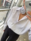 GÖMLEKModa MTÇZGLGLDTYLGMLK3000Gül Detaylı Çizgili Gömlek