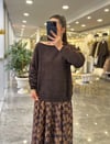 ETEKModa MTSTNETKZN3000Kareli Saten Etek