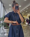 ELBİSEModa MTDNMELBS700Kemerli Denim Elbise