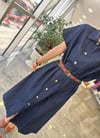 ELBİSEModa MTDNMELBS700Kemerli Denim Elbise