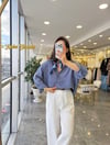 GÖMLEKModa MTBMBGMLKOVRSZ3000Oversize Bambu Gömlek