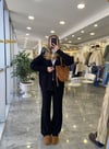 TAKIMModa MTSYHSÇGTRKTKM2000Saç Örgü Triko Takım Siyah