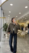TRENÇKOTModa MTTSRMTRRNKTHK3999Tasarım Haki Trençkot