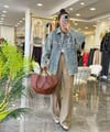 CEKETModa MTKTCKT87Taşlı Denim Ceket