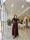 ETEKModa MTKMRLYRTMÇLTK4000Yırtmaçlı Kemerli Etek