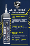 444 Alfa Force RTV Gri Sıvı Conta 225 gr 12'li - Yüksek Isıya Dayanıklı (+300°C) Otomatik Dozajlı Gasket Maker