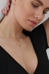 Kadın 925 Ayar Opal Taşlı Galaxy Yıldızı Kolye