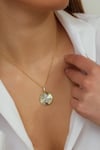 Kadın 925 Ayar Zirkon taşlı Kişiye Özel Harf Kolye (İ)