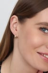 Kadın 925 Ayar Zirkon Taşlı Küpe