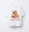 Capy Bara Baskılı Unisex Çocuk Tişört