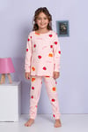 Çilek Desenli Pijama Takımı 